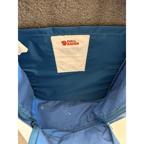 Fjallraven Kanken Backpack 14” Laptop Blue Classic Item 27173 School Travel - Picture 11 of 14